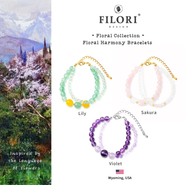 Floral Harmony Bracelets